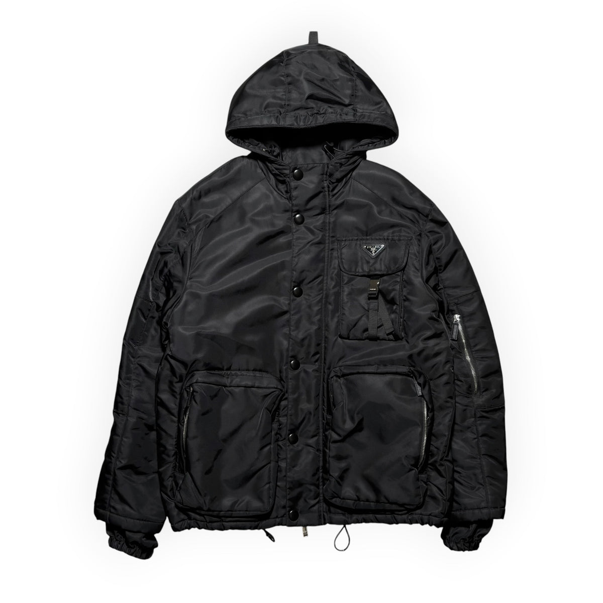 Prada Re-Nylon Technical Utility Hooded Jacket FW21
