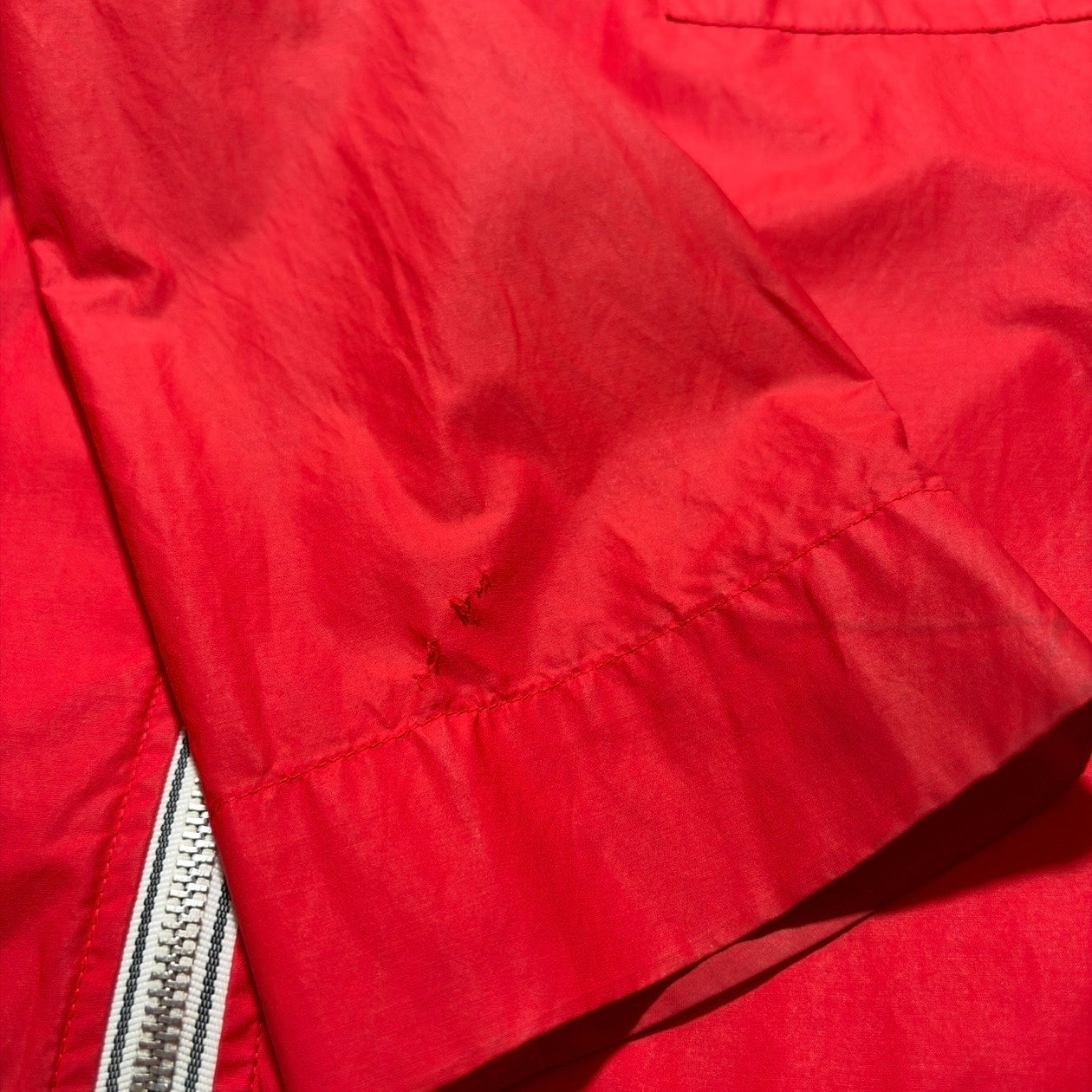 Helmut Lang 1998 Red Parachute Jacket