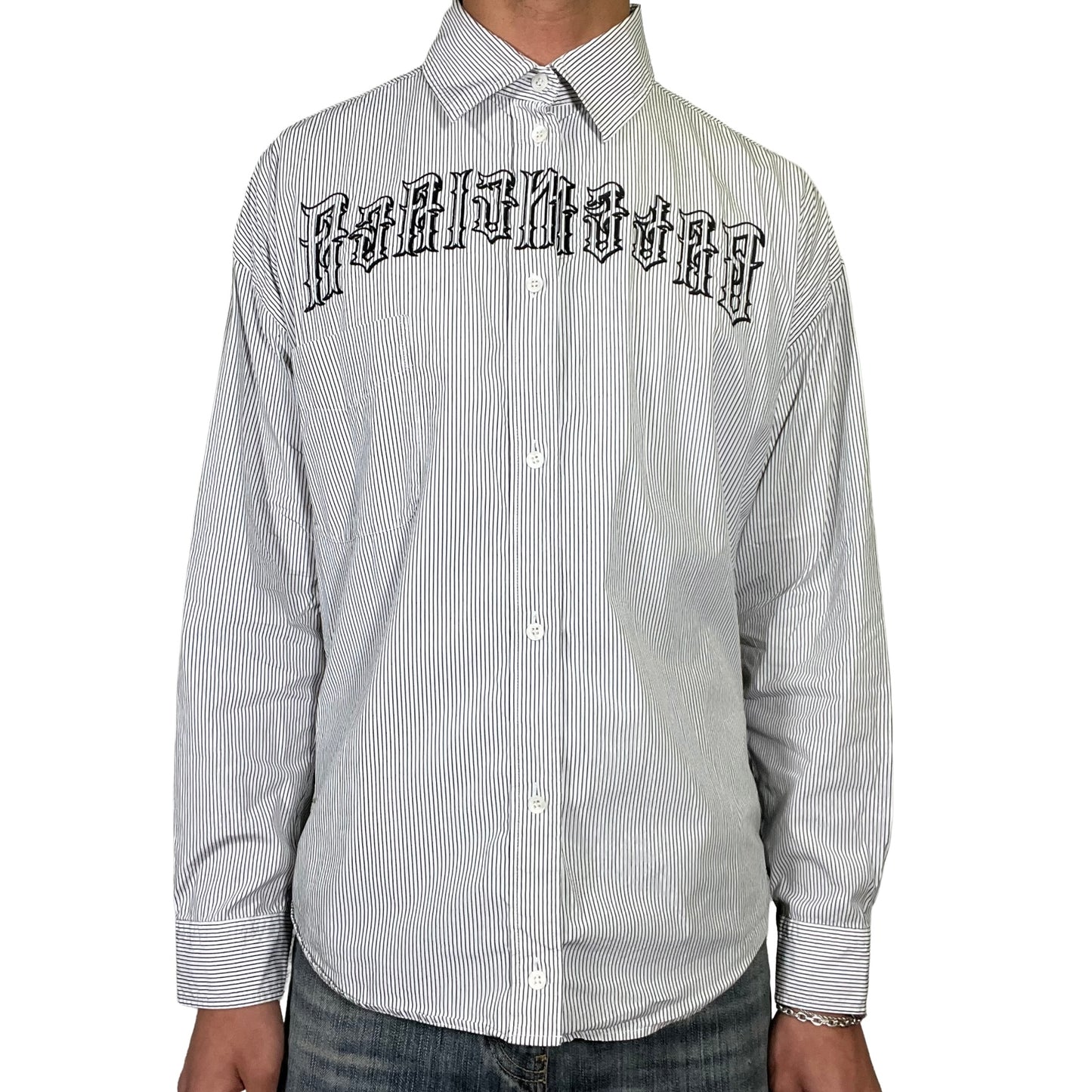 Balenciaga Tattoo Striped Shirt