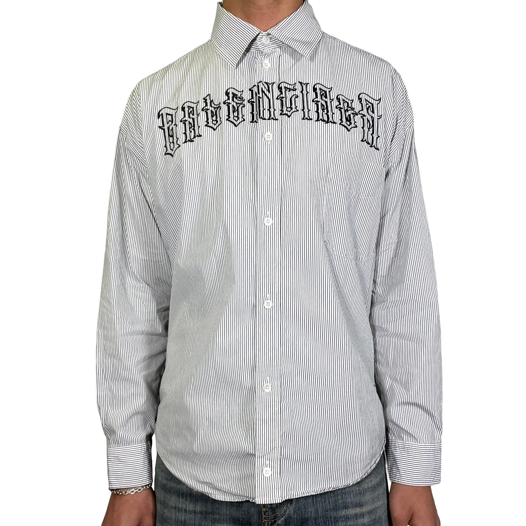 Balenciaga Tattoo Striped Shirt