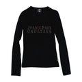 Jean's Paul Gaultier Rhinestone Logo Long Sleeve