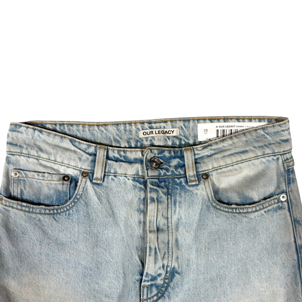 Our Legacy Extended Linear Cut Denim Jeans
