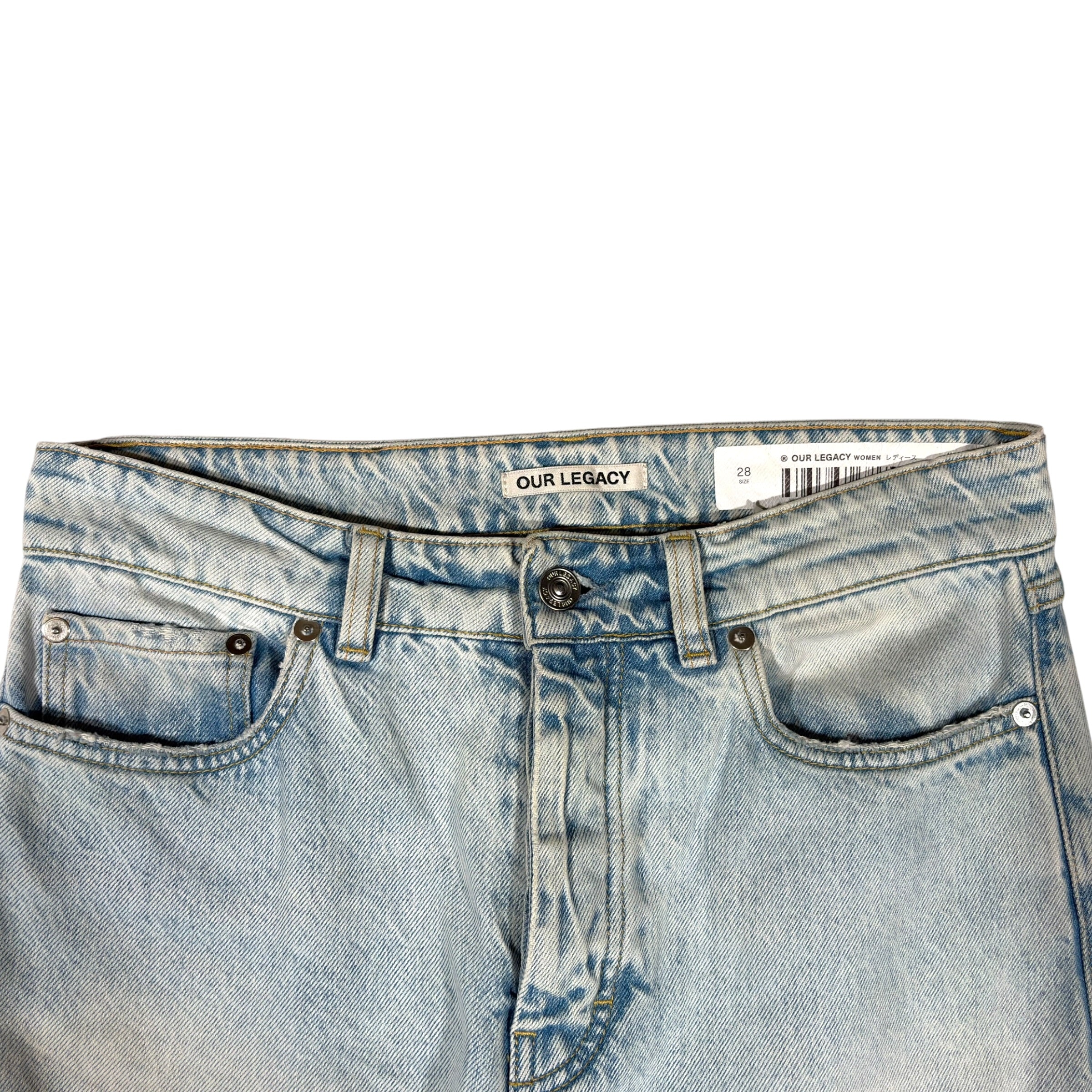 Our Legacy Extended Linear Cut Denim Jeans