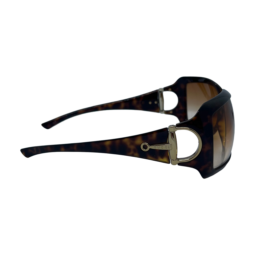 Gucci Horsebit Tortoise Sunglasses