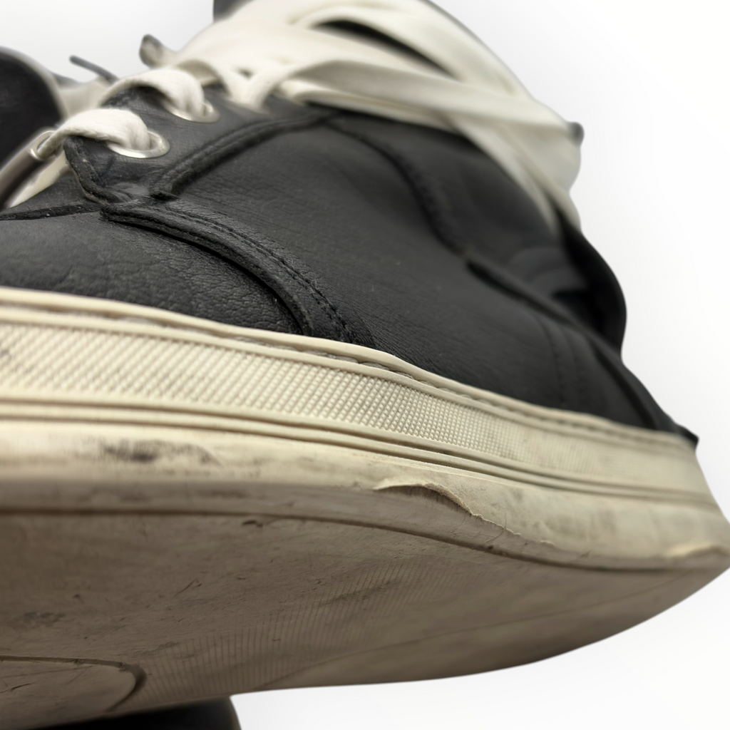Dior AW07 Rear-Zip Leather Sneakers