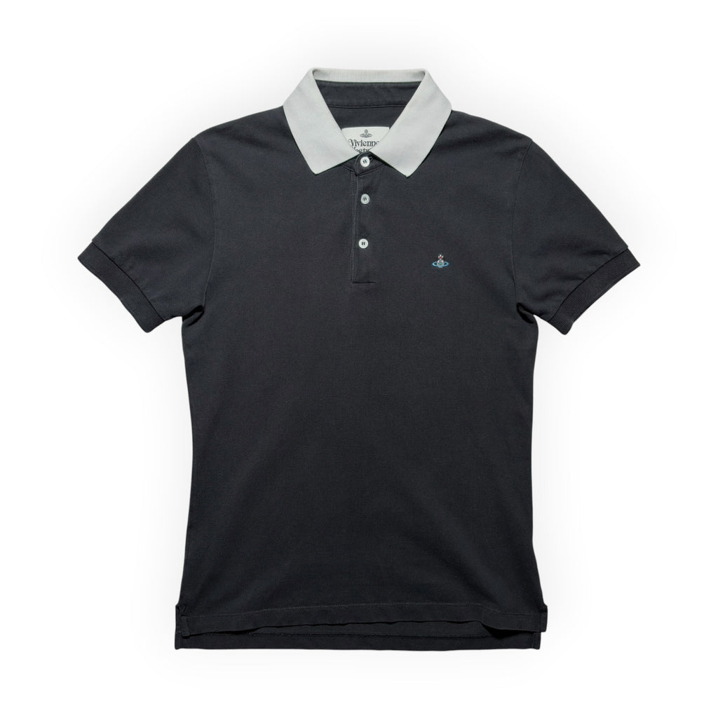 Vivienne Westwood Contrast Collar Orb Polo Shirt