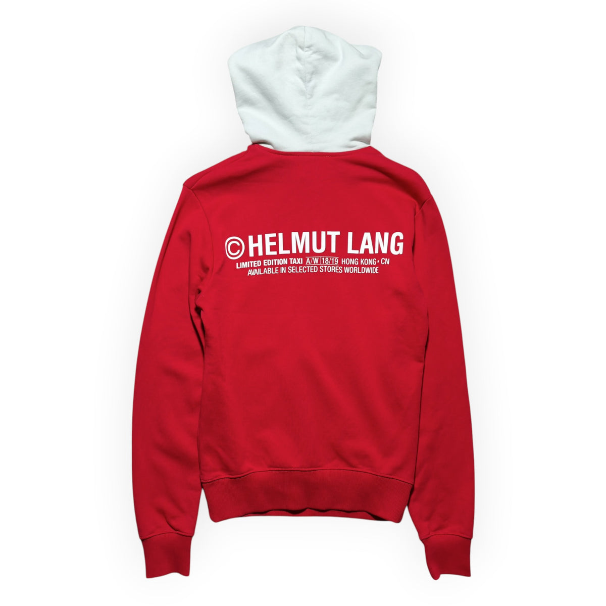 Helmut Lang "Taxi" Two-Tone Hoodie
