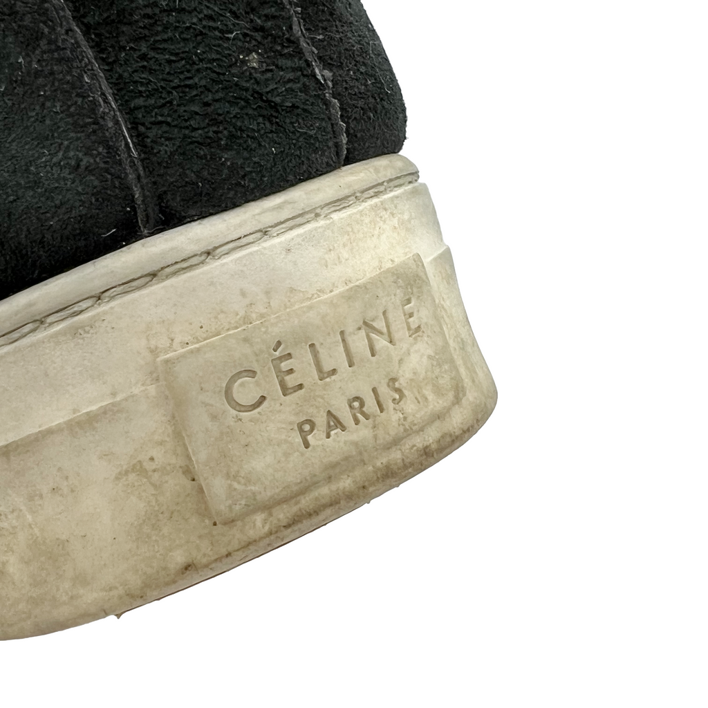 Celine "Phoebe Philo" Front Zip Suede Sneakers