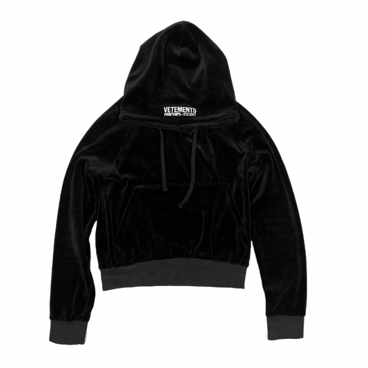 Vetements x Juicy Couture SS17 Runway Sample Velour Hoodie