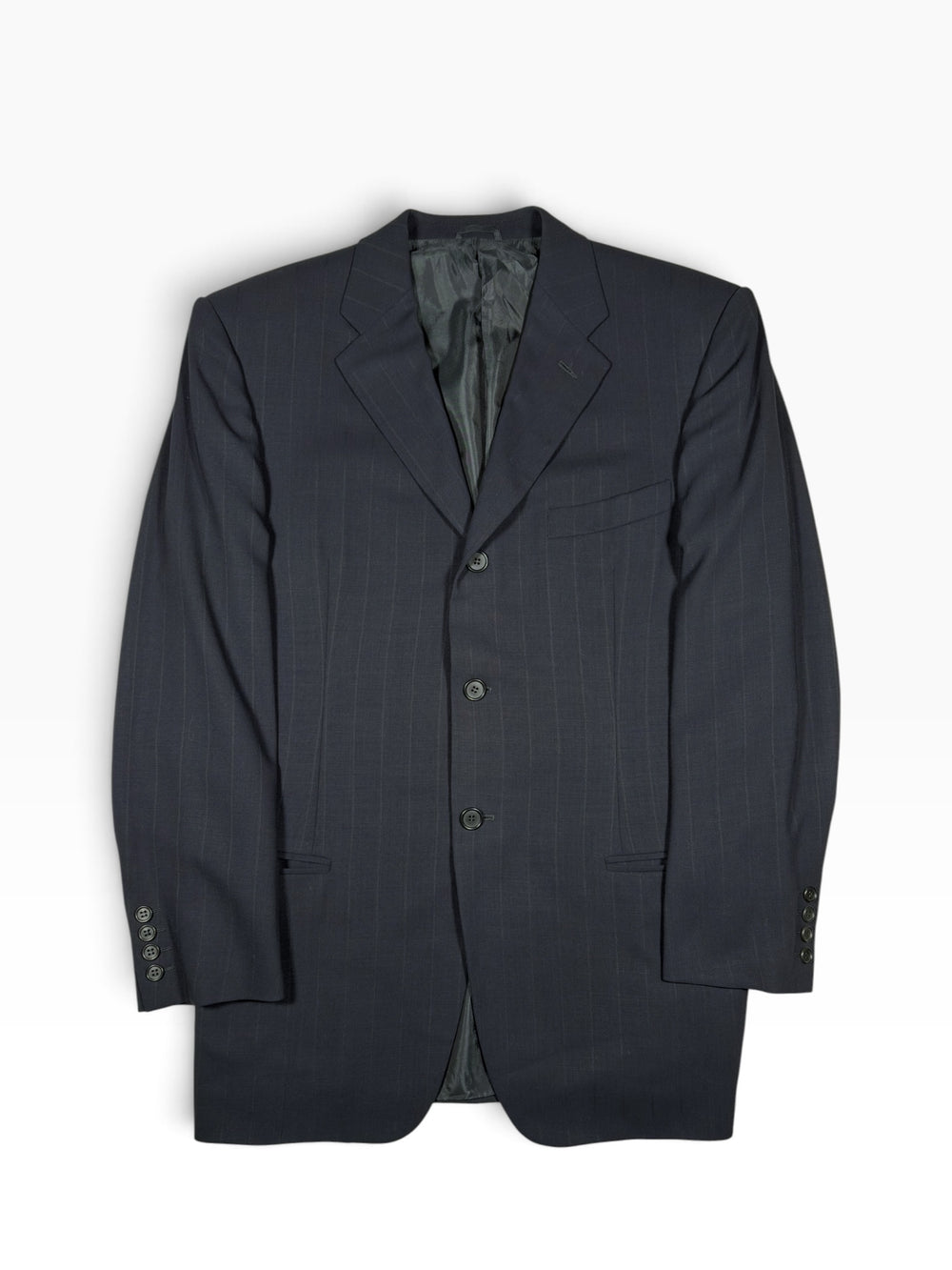 Giorgio Armani 90s Pinstripe Suit Jacket