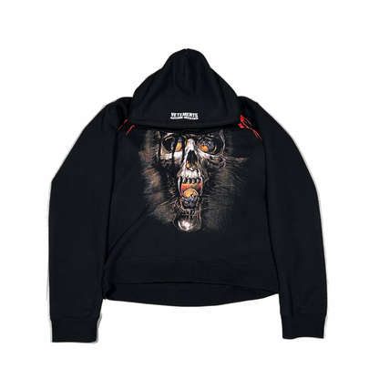 Vetements FW18 Misplaced Skull Hoodie