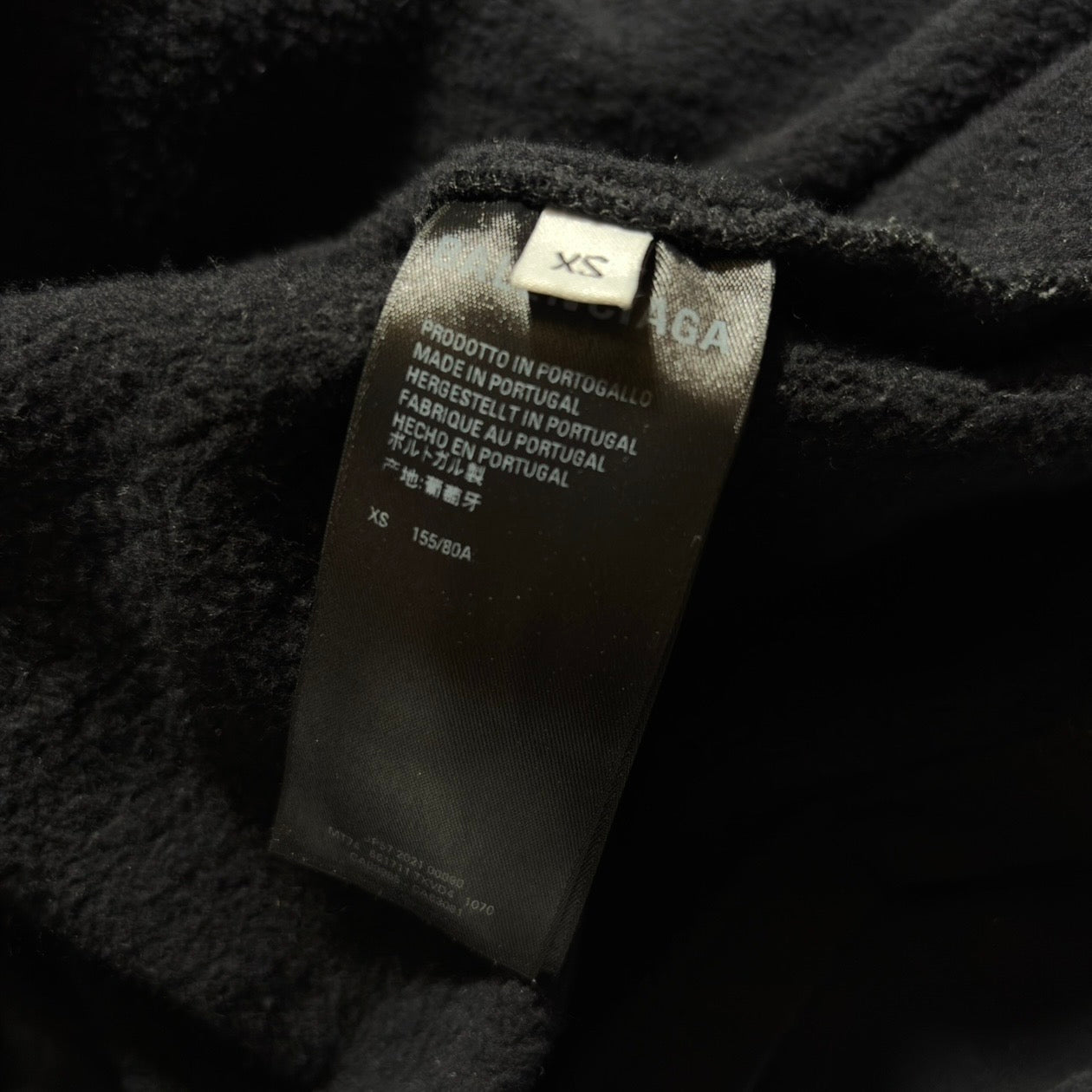 Balenciaga "FREE" Distressed Runway Pullover Hoodie