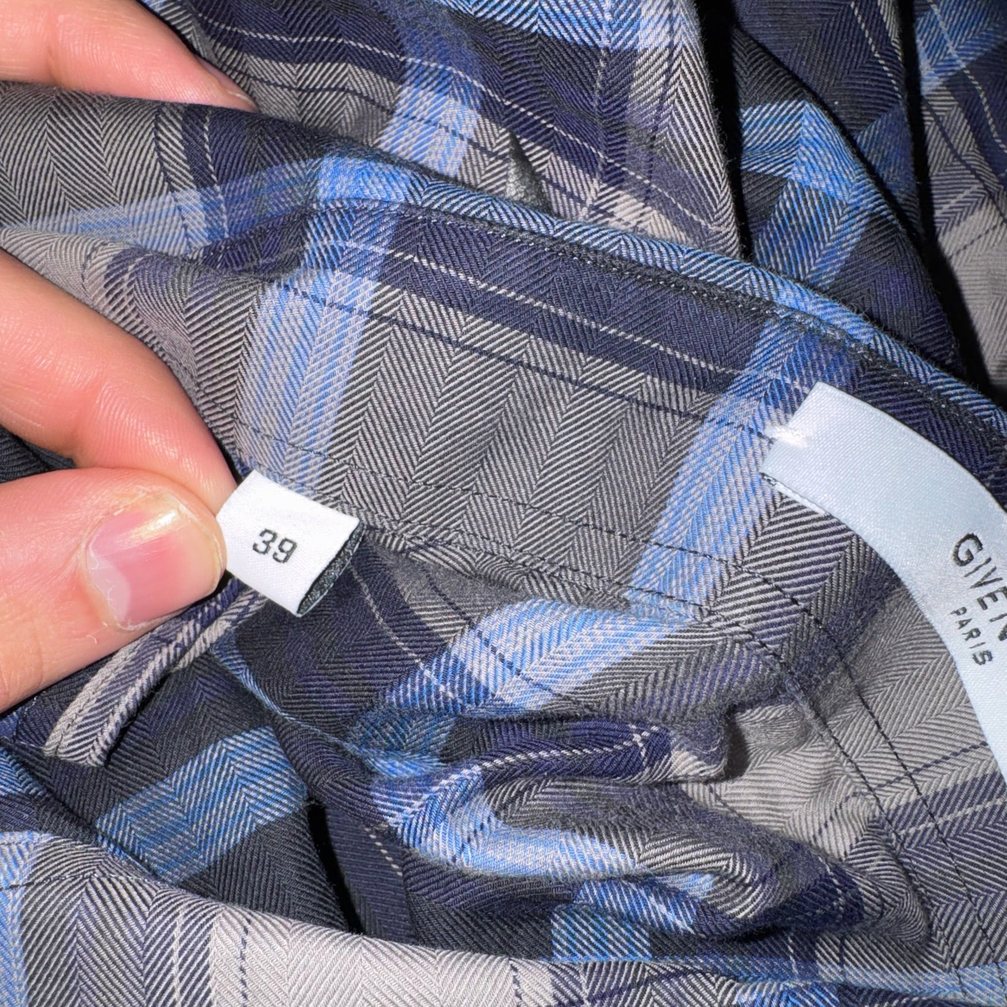 Givenchy Star Print Check Shirt