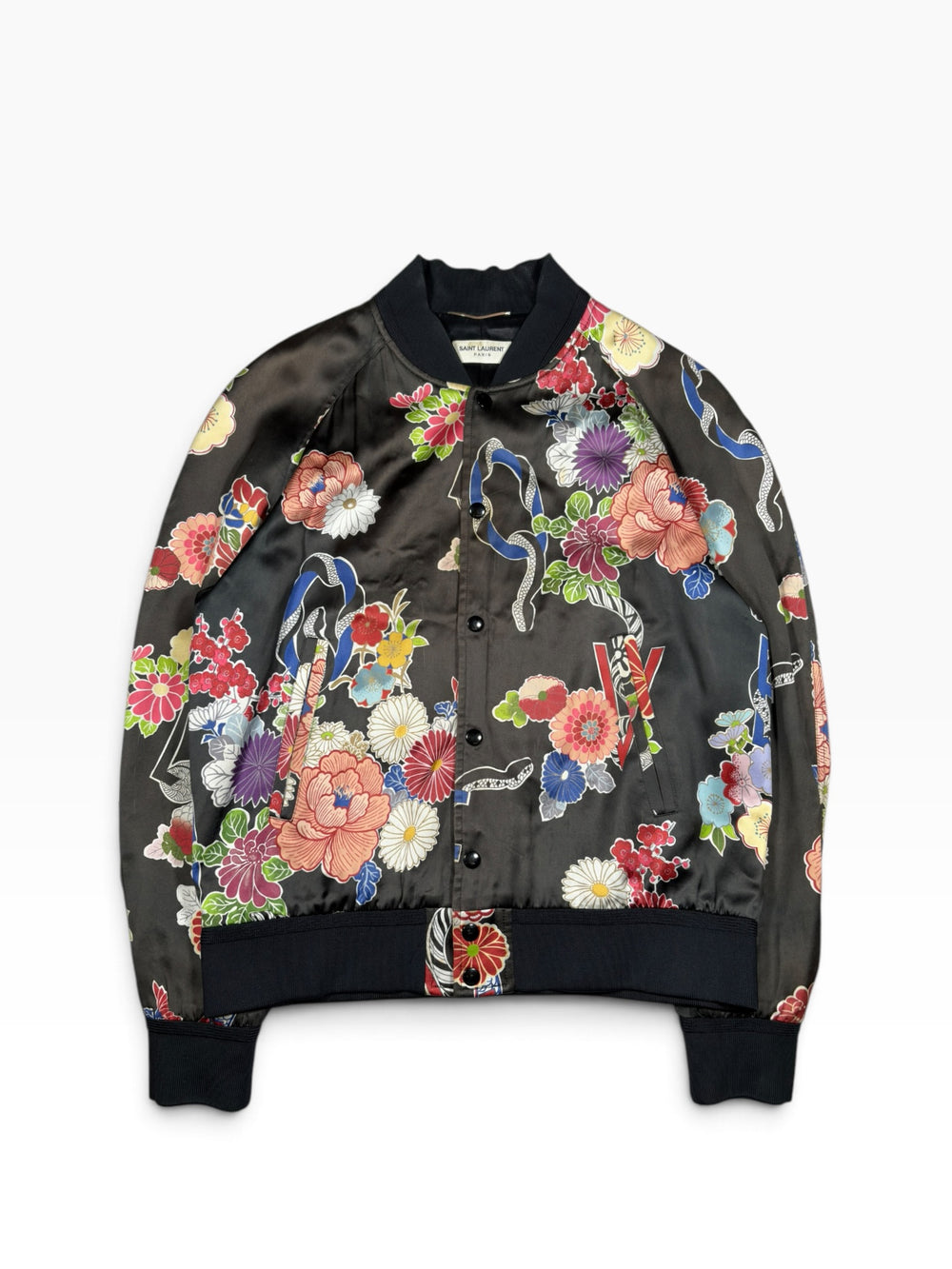 Saint Laurent SS16 Japanese Souvenir Teddy Jacket