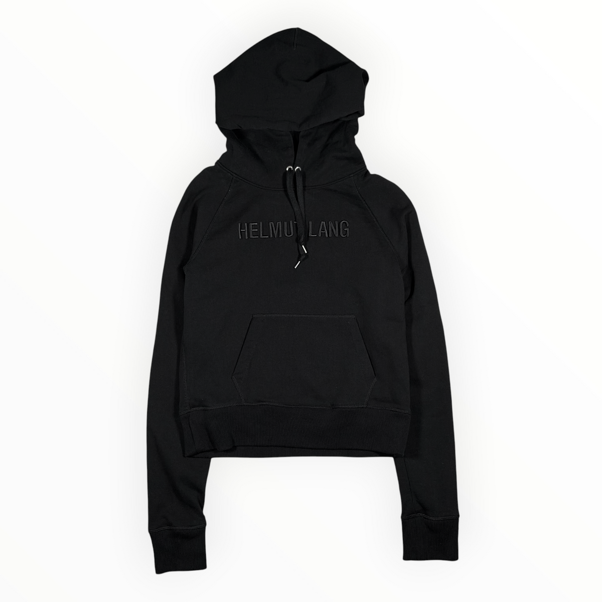 Helmut Lang Embroidered Logo Hoodie