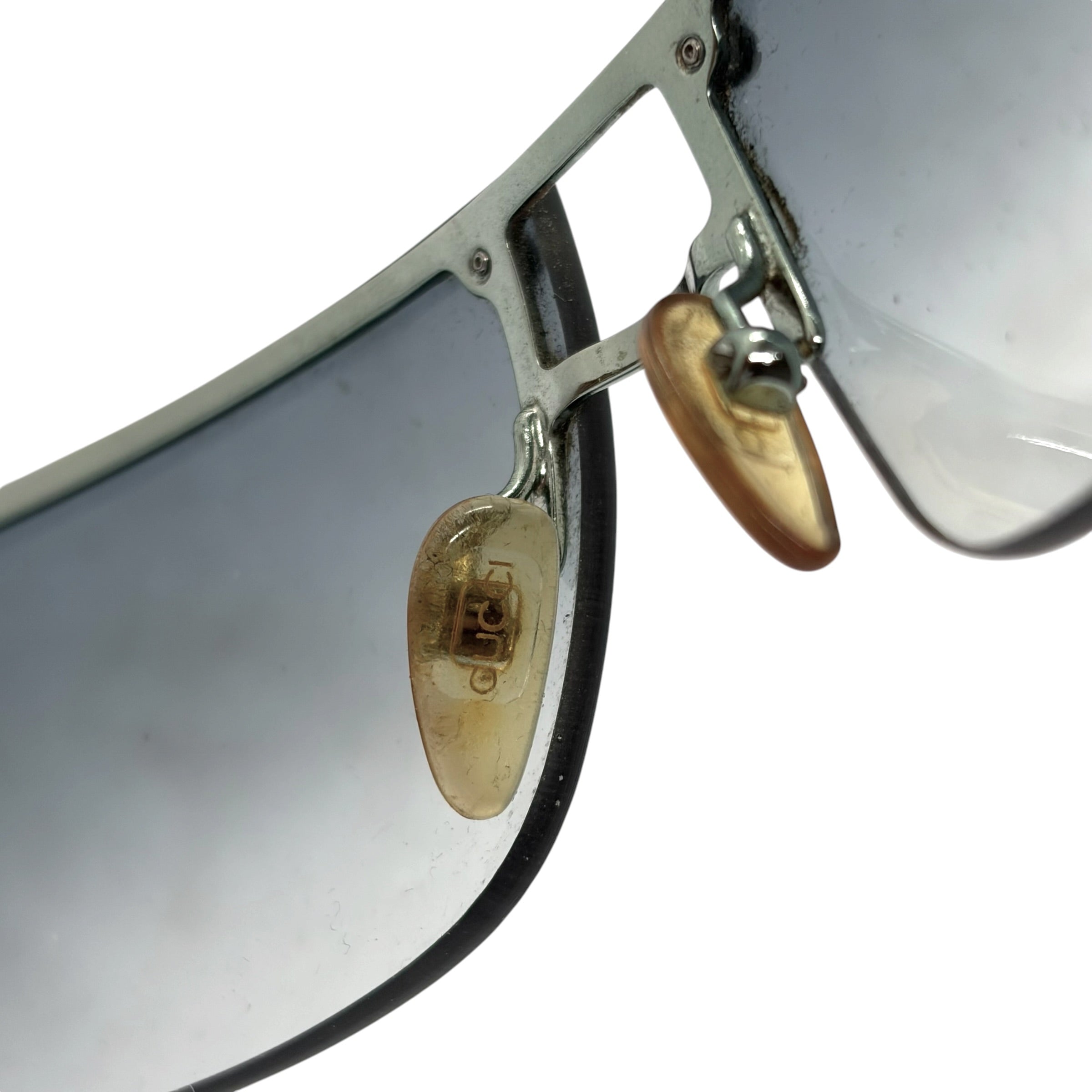 Gucci Rhinestone Interlocking GG Rimless Sunglasses
