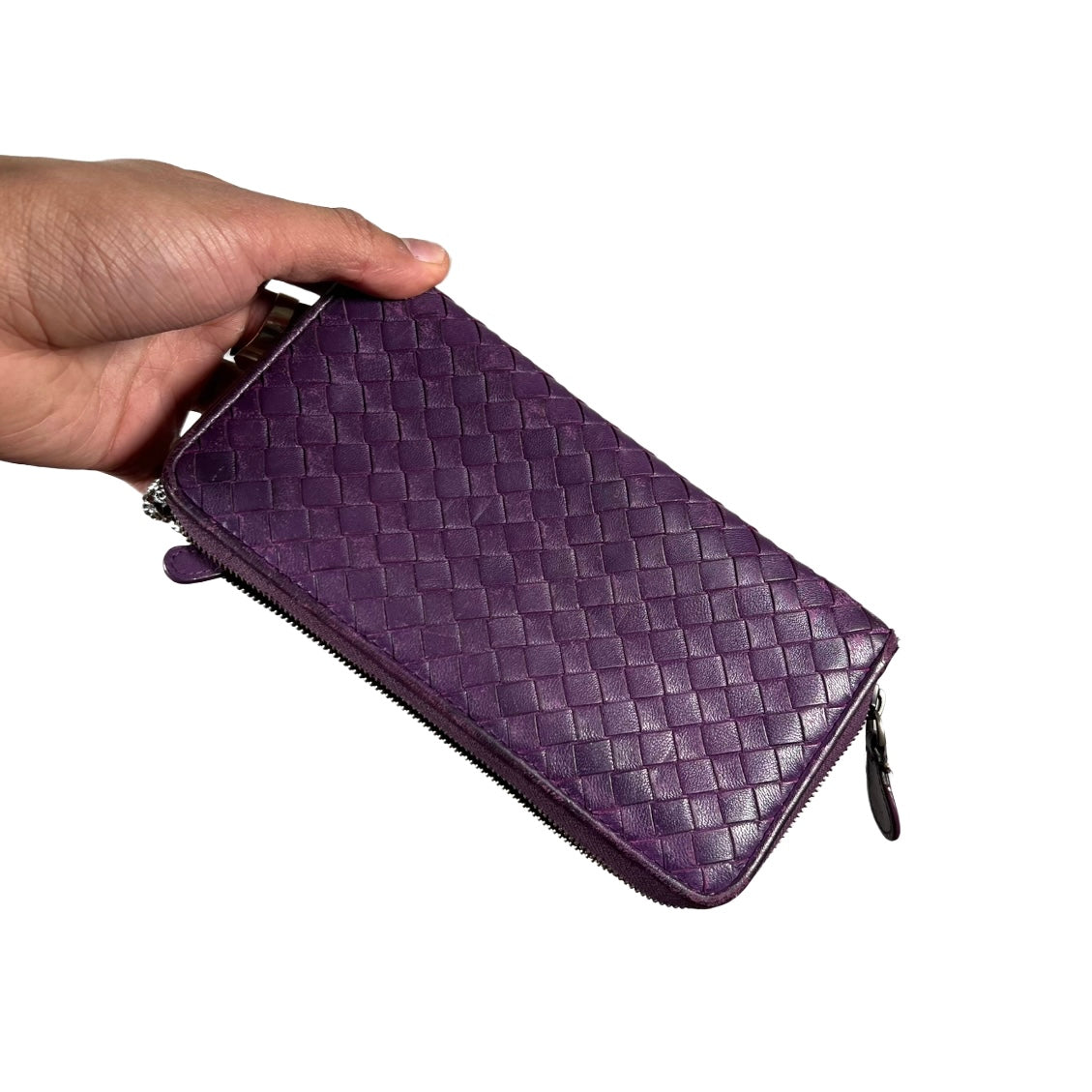 Bottega Veneta Intrecciato Flap Wallet