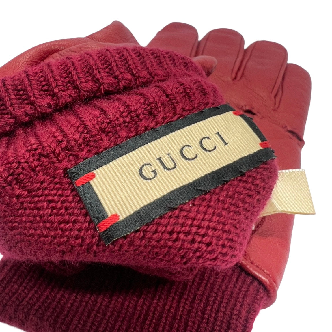 Gucci Horsebit Leather Gloves