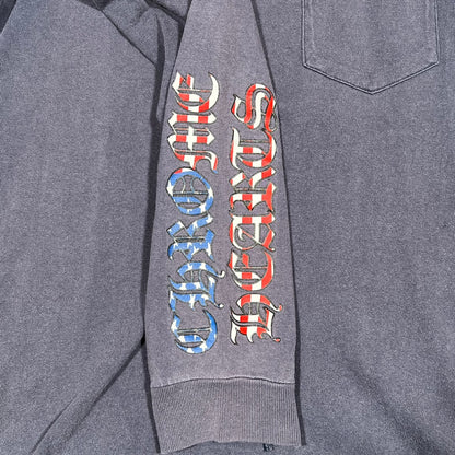 Chrome Hearts American Flag Scroll Long Sleeve
