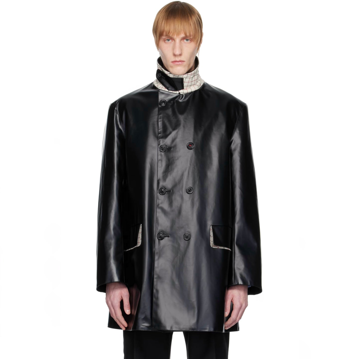 Maison Margiela Black Caban Jacket
