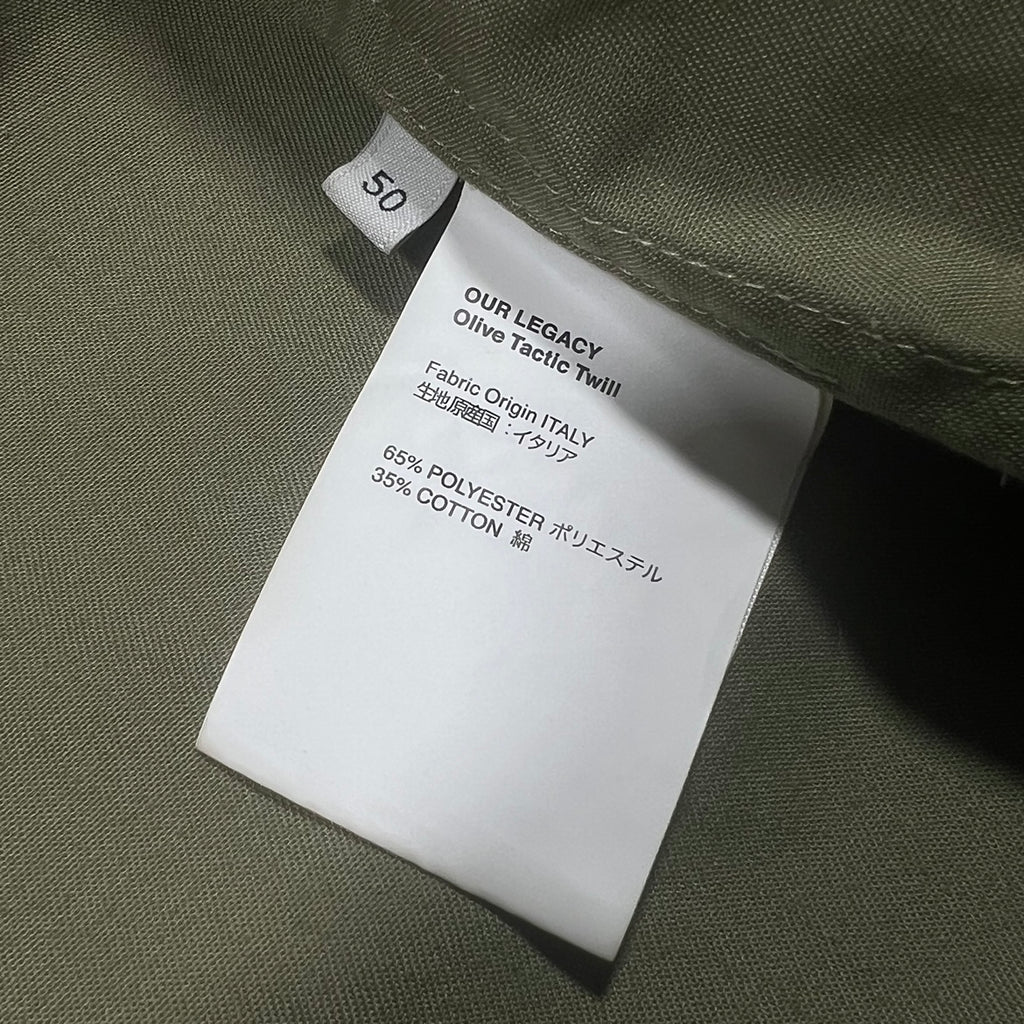 Our Legacy Olive Tactic Twill Jacket