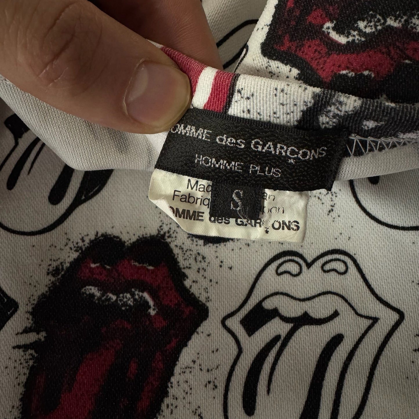 Comme des Garçons Homme Plus SS06 Rolling Stones Long Sleeve T-Shirt