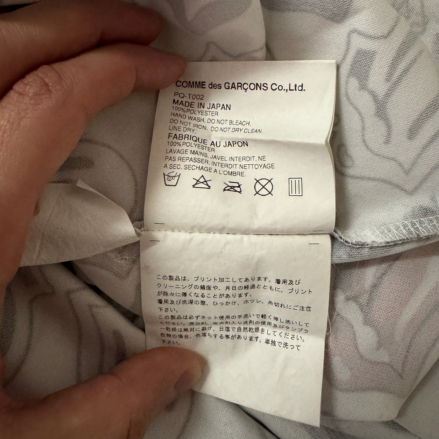 Comme des Garçons Homme Plus SS06 Rolling Stones Long Sleeve T-Shirt