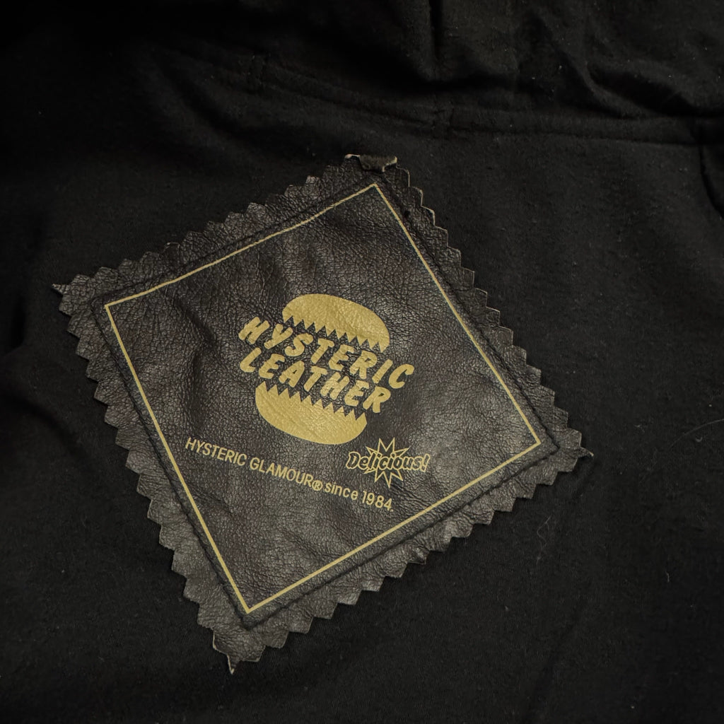 Hysteric Glamour Hooded Leather Jacket