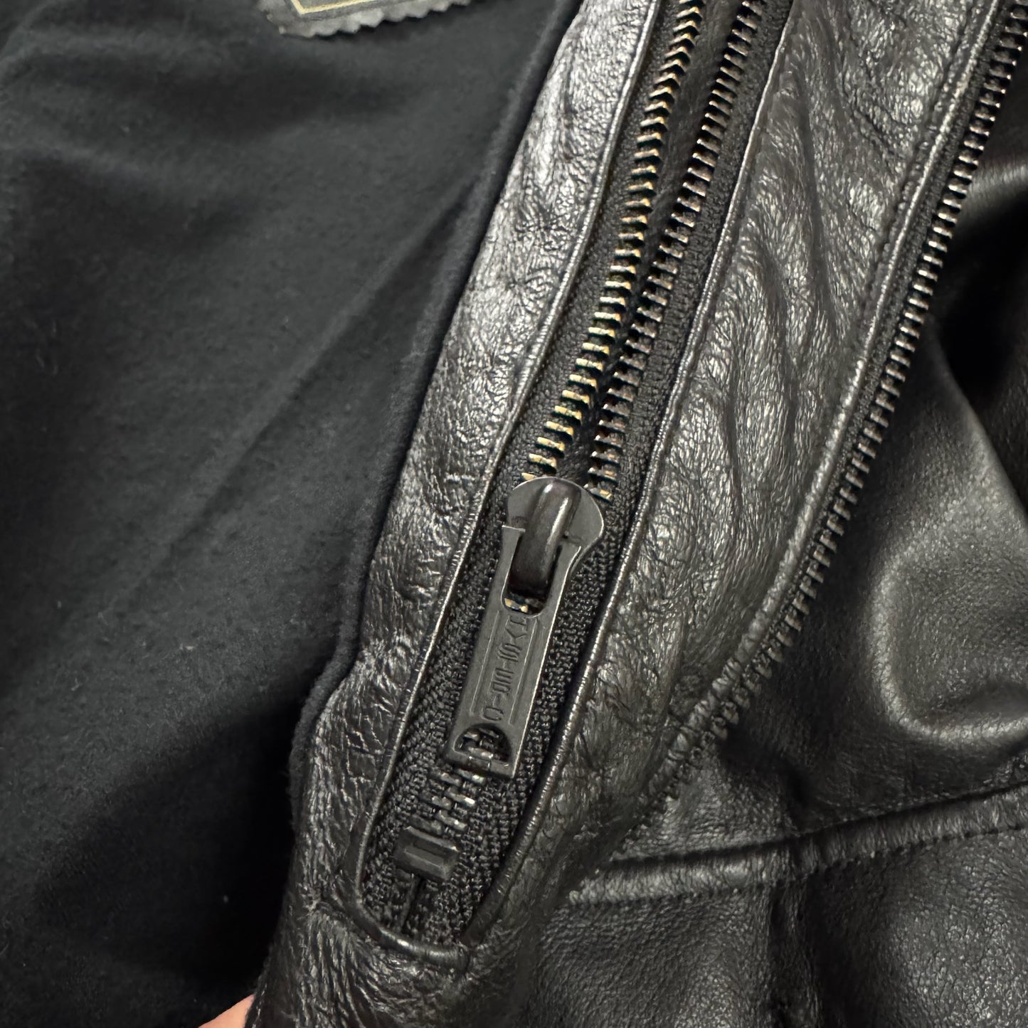 Hysteric Glamour Hooded Leather Jacket