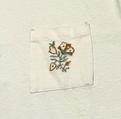 Vintage Flower Pocket T-Shirt