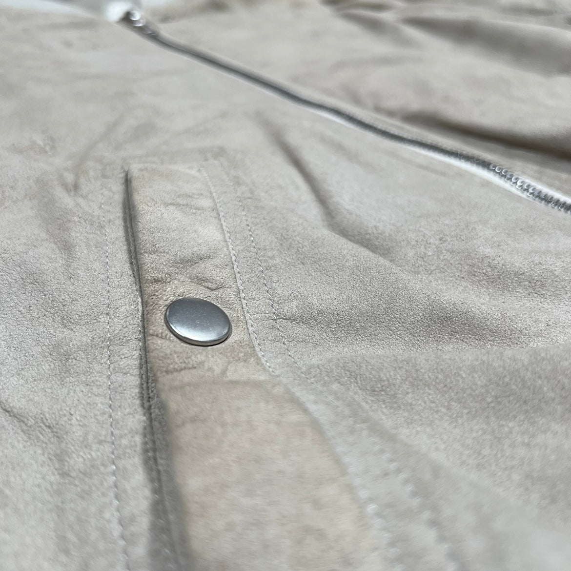 Rick Owens SS19 "Babel" Blistered Lamb Leather Bomber