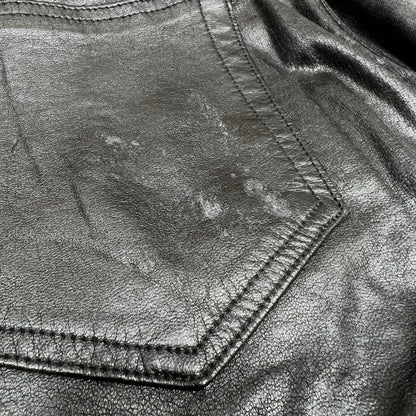 Saint Laurent Paris 2015 D02 Faux Leather Pants