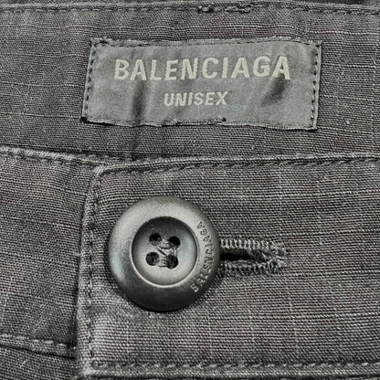 Balenciaga Winter 23 Runway Flared Cargo Pants
