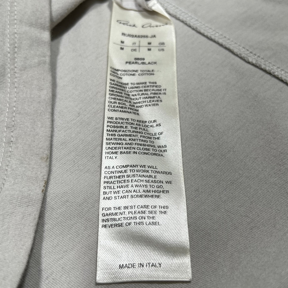 Rick Owens FW21 "Gethsemane" Ringer T-Shirt