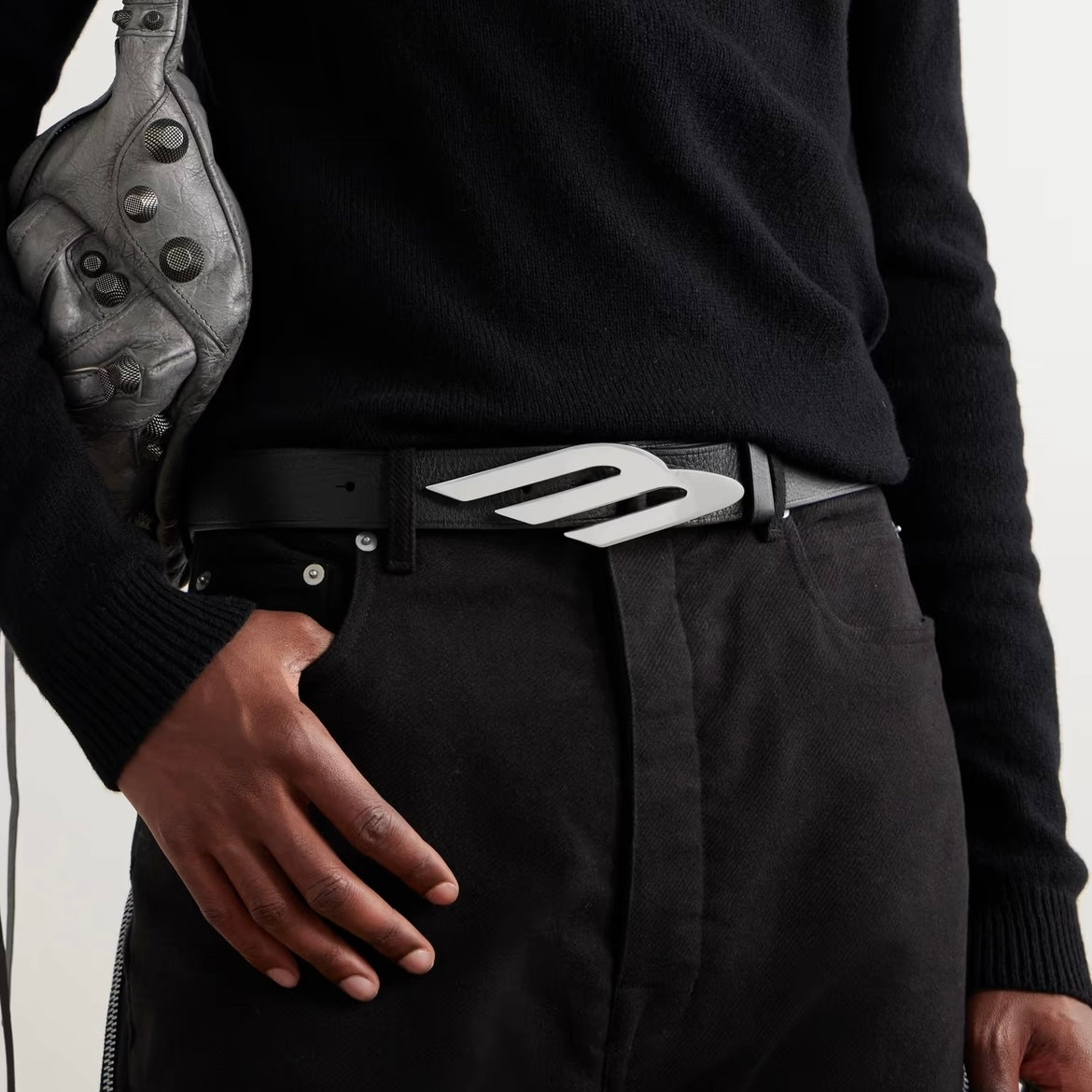 Balenciaga 3B Logo Belt