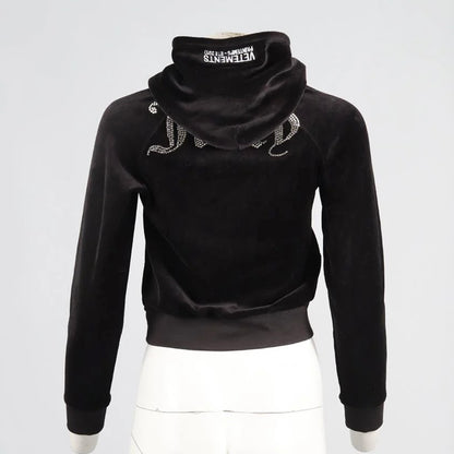 Vetements x Juicy Couture SS17 Runway Sample Velour Hoodie