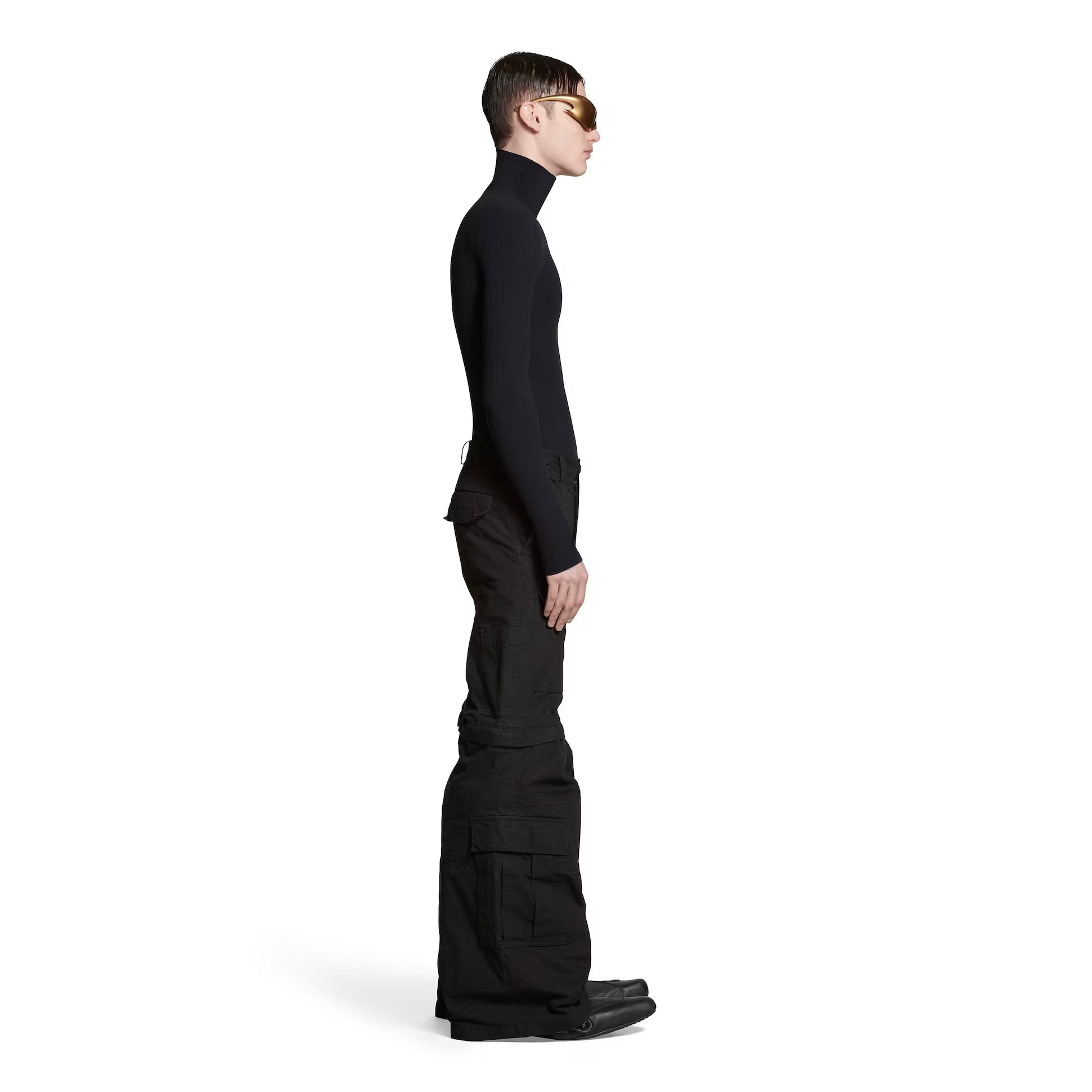 Balenciaga Winter 23 Runway Flared Cargo Pants