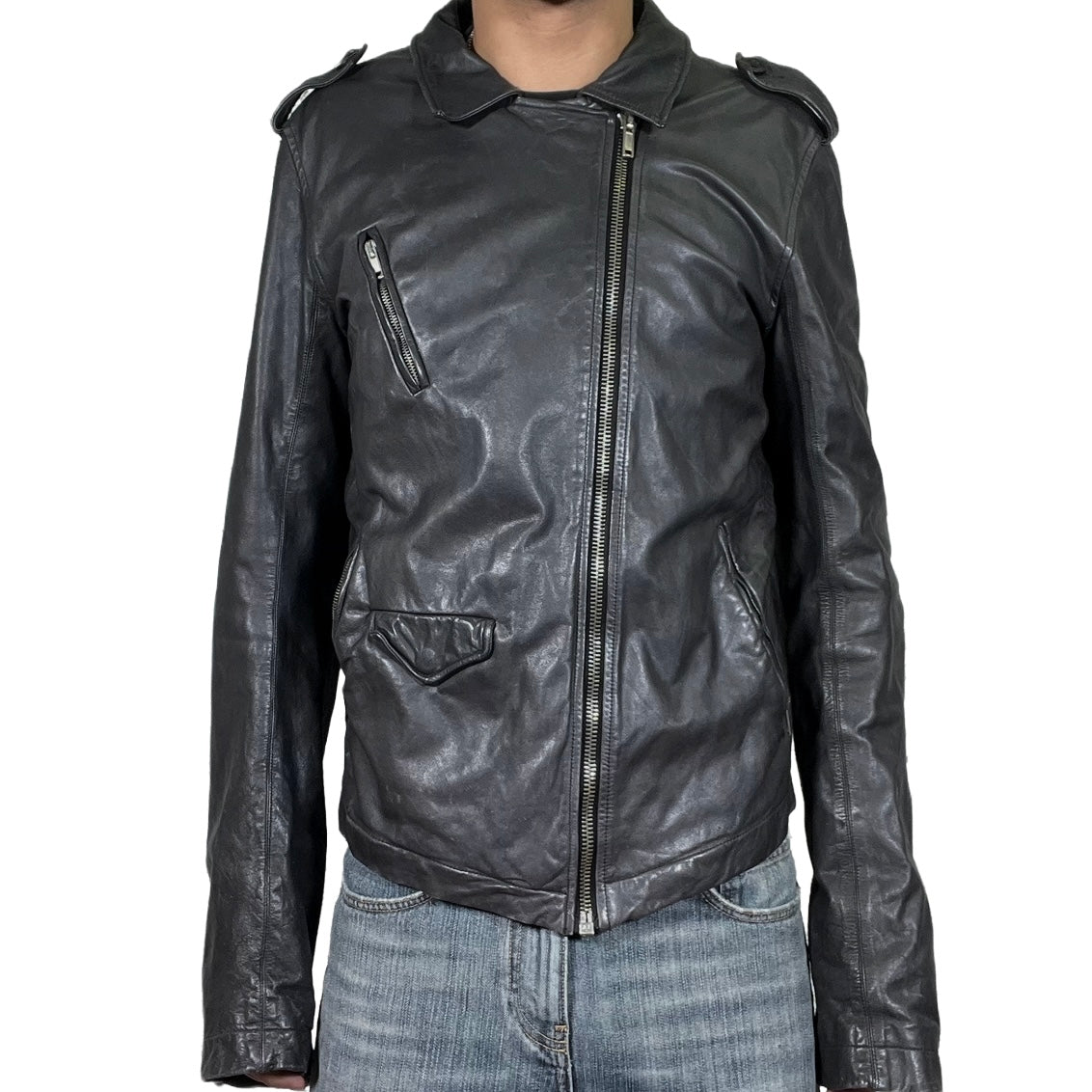 Rick Owens Stooges Leather Jacket