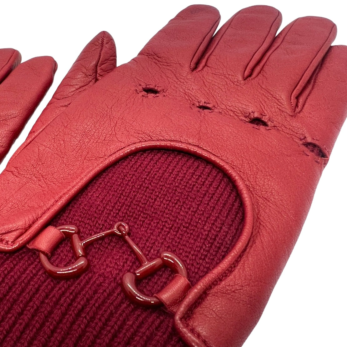 Gucci Horsebit Leather Gloves