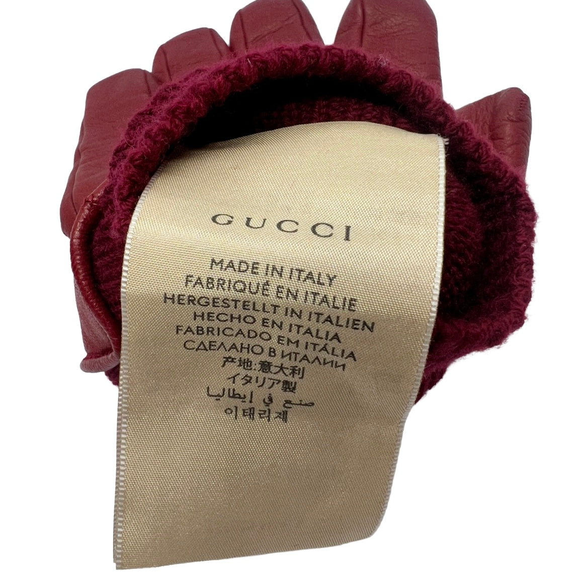 Gucci Horsebit Leather Gloves