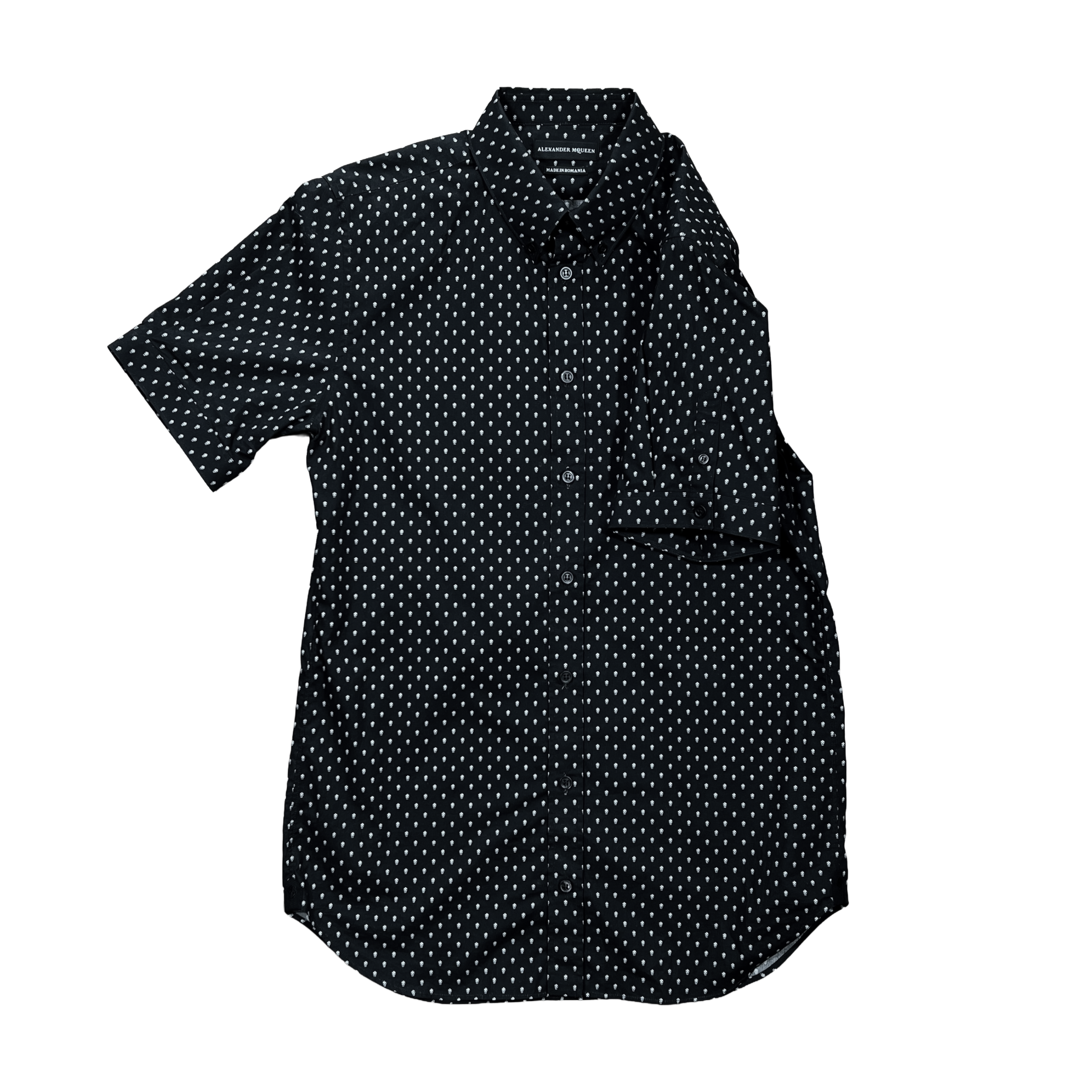 Alexander Mcqueen Short Sleeve Skull Shirt