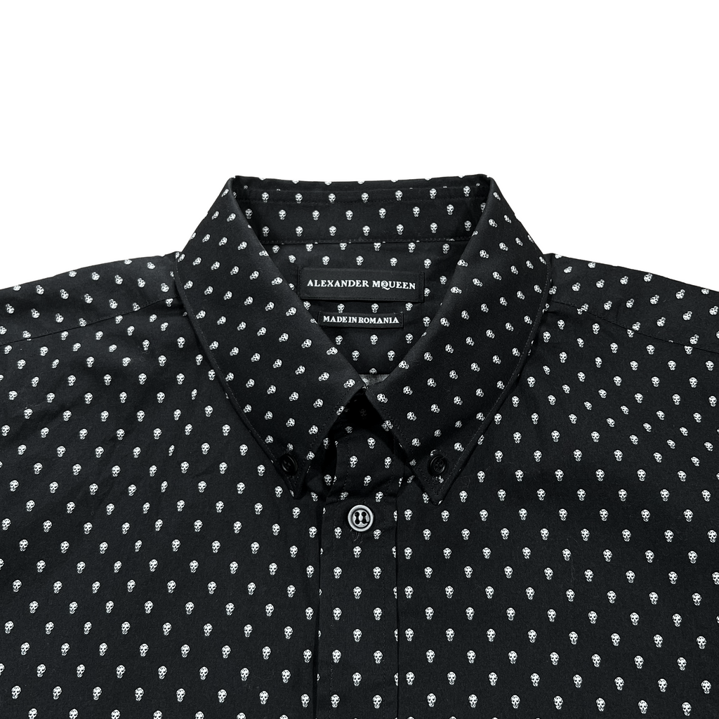 Alexander Mcqueen Short Sleeve Skull Shirt