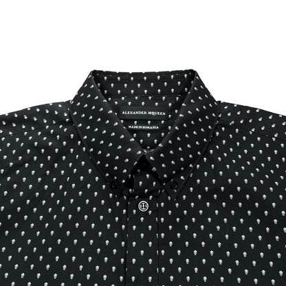 Alexander Mcqueen Short Sleeve Skull Shirt