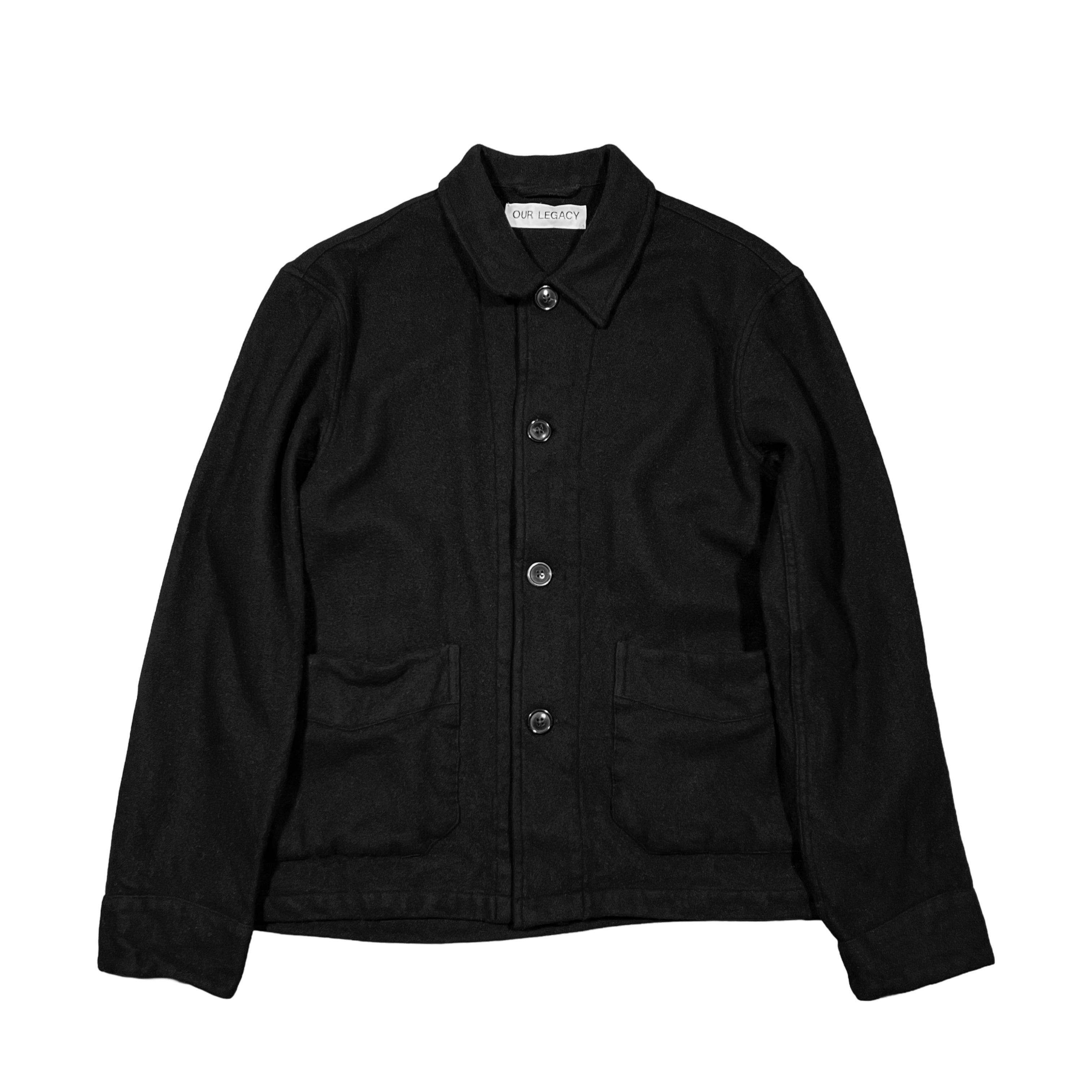 OUR LEGACY Archive Box Jacket サイズ44 アワレガ OUR LEGACY ARCHIVE BOX JACKET BLACK/BEIGE CIGAR STRIPE (OUR LEGACY