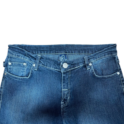 Victoria Beckham Crown Embroidered Jeans