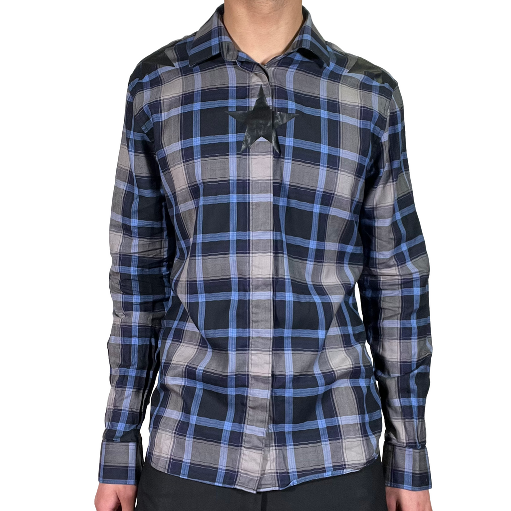 Givenchy Star Print Check Shirt