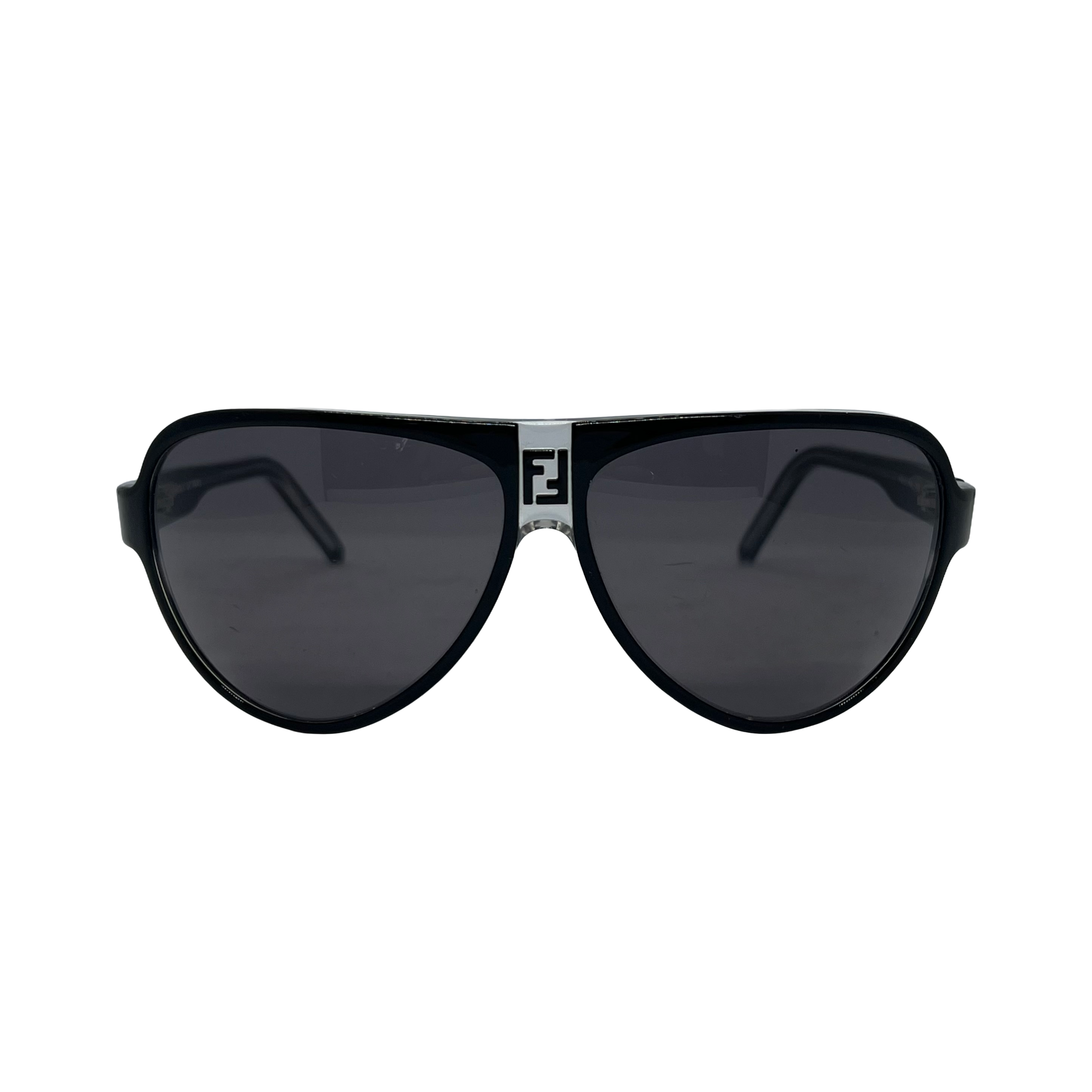 Fendi Black Aviator Sunglasses