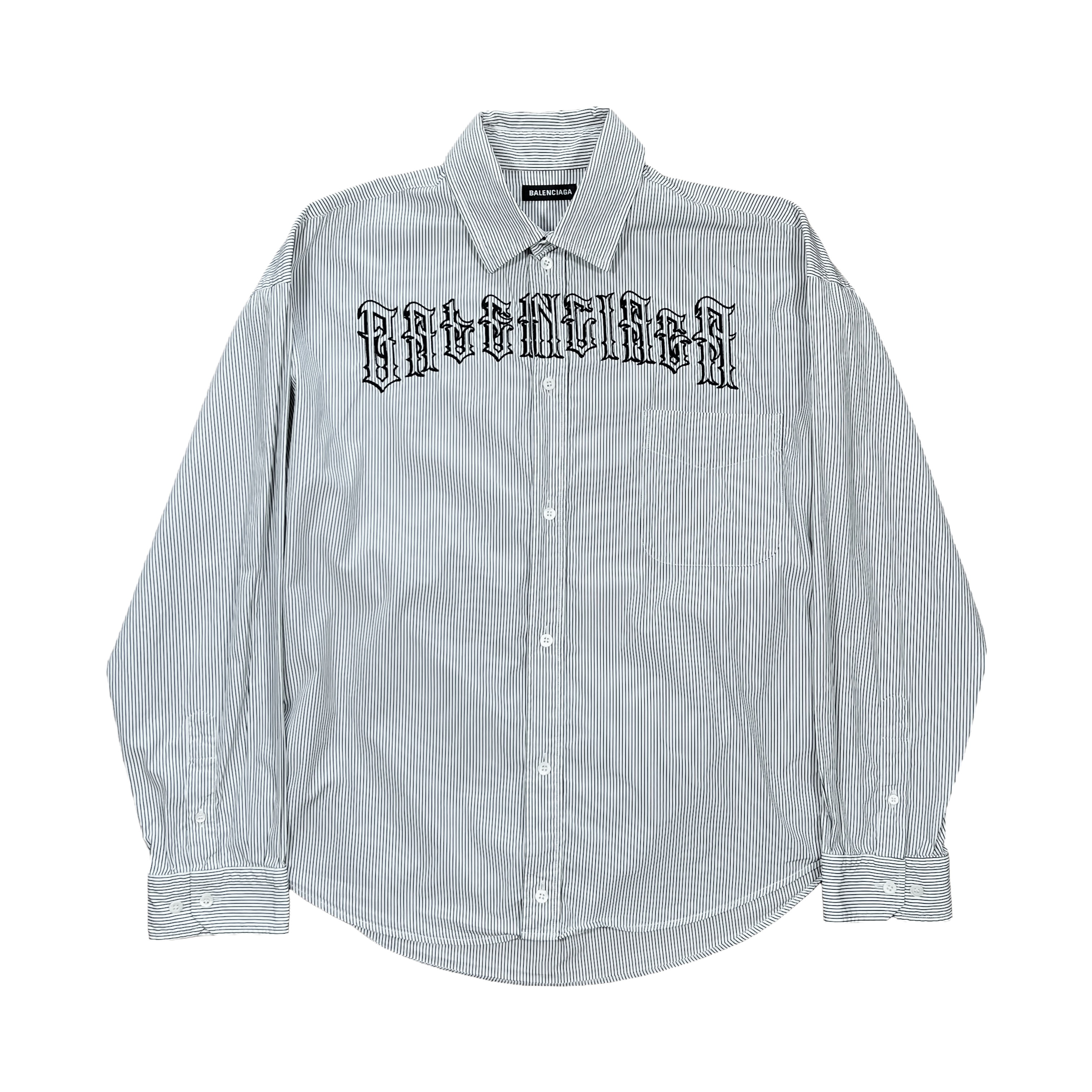 Balenciaga Tattoo Striped Shirt