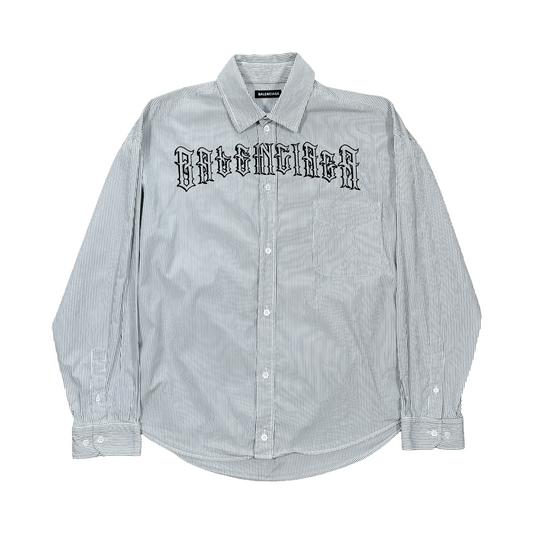 Balenciaga Tattoo Striped Shirt