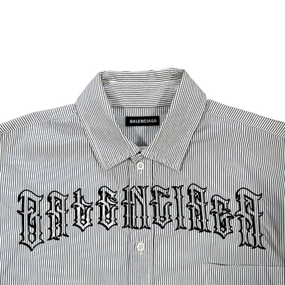 Balenciaga Tattoo Striped Shirt